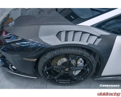 Lamborghini Huracan VRS Style Front Fender 2015-2025 LP610 LP580 Evo Tecnica Carbonado - MTFGCF5556VRS-FD
