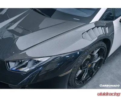Lamborghini Huracan VRS Style Front Fender 2015-2025 LP610 LP580 Evo Tecnica Carbonado - MTFGCF5556VRS-FD