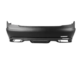 Carbonado PCF P Style Rear Bumper w/ Exhaust Tips Mercedes-Benz C-Class 2008-2014