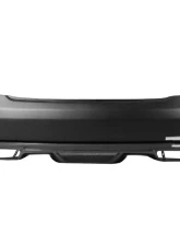 Carbonado PCF P Style Rear Bumper w/ Exhaust Tips Mercedes-Benz C-Class 2008-2014                                     - PCF3205PD-EXT-BK - Image 11