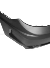 Carbonado PCF P Style Rear Bumper w/ Exhaust Tips Mercedes-Benz C-Class 2008-2014                                     - PCF3205PD-EXT-BK - Image 4