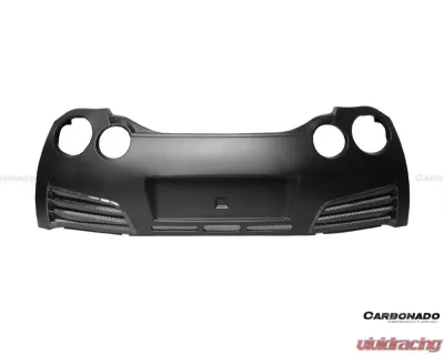 Carbonado FGPCF VA Style Rear Bumper w/ Lip Nissan GTR R35 2008-2016 - FGPCF3505VA14-RB-SET