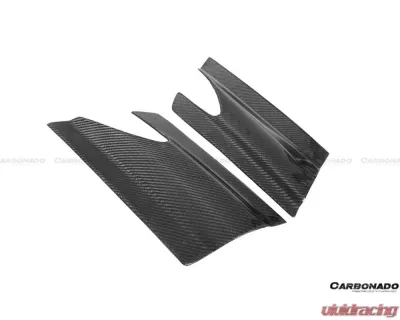 Carbonado FGPCF VA Style Rear Bumper w/ Lip Nissan GTR R35 2008-2016 - FGPCF3505VA14-RB-SET