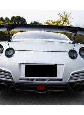 Carbonado FGPCF VA Style Rear Bumper w/ Lip Nissan GTR R35 2008-2016                                     - FGPCF3505VA14-RB-SET - Image 15