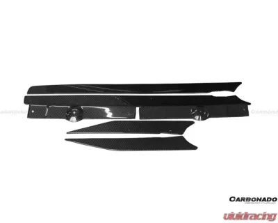Carbonado FGPCF VA Style Rear Bumper w/ Lip Nissan GTR R35 2008-2016 - FGPCF3505VA14-RB-SET
