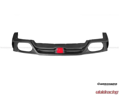 Carbonado FGPCF VA Style Rear Bumper w/ Lip Nissan GTR R35 2008-2016 - FGPCF3505VA14-RB-SET
