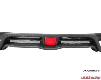 Carbonado FGPCF VA Style Rear Bumper w/ Lip Nissan GTR R35 2008-2016 - FGPCF3505VA14-RB-SET