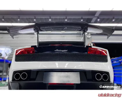 Lamborghini Gallardo 2004-2014 Carbonado PCF STO Style Carbon Fiber Trunk Spoiler - PCF5555STO.W