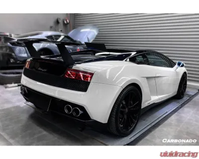 Lamborghini Gallardo 2004-2014 Carbonado PCF STO Style Carbon Fiber Trunk Spoiler - PCF5555STO.W