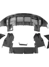 Carbonado FGPCF 600LT Style Rear Set w/ Exhaust McLaren 540C | 570S | 570GT 2015-2020                                     - FGPCF8004OE600LT-RB Rear Set - Image 20