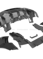 Carbonado FGPCF 600LT Style Rear Set w/ Exhaust McLaren 540C | 570S | 570GT 2015-2020                                     - FGPCF8004OE600LT-RB Rear Set - Image 2
