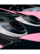 Carbonado FGPCF 600LT Style Rear Set w/ Exhaust McLaren 540C | 570S | 570GT 2015-2020                                     - FGPCF8004OE600LT-RB Rear Set - Image 11