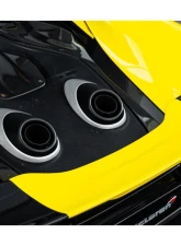 Carbonado FGPCF 600LT Style Rear Set w/ Exhaust McLaren 540C | 570S | 570GT 2015-2020                                     - FGPCF8004OE600LT-RB Rear Set - Image 16
