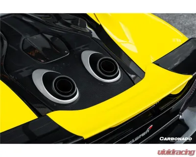 Carbonado FGPCF 600LT Style Rear Set w/ Exhaust McLaren 540C | 570S | 570GT 2015-2020 - FGPCF8004OE600LT-RB Rear Set
