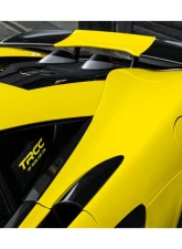 Carbonado FGPCF 600LT Style Rear Set w/ Exhaust McLaren 540C | 570S | 570GT 2015-2020                                     - FGPCF8004OE600LT-RB Rear Set - Image 17