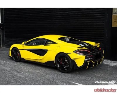 Carbonado FGPCF 600LT Style Rear Set w/ Exhaust McLaren 540C | 570S | 570GT 2015-2020 - FGPCF8004OE600LT-RB Rear Set