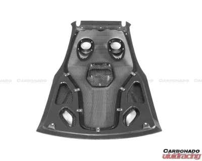 Carbonado FGPCF 600LT Style Rear Set w/ Exhaust McLaren 540C | 570S | 570GT 2015-2020 - FGPCF8004OE600LT-RB Rear Set
