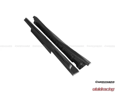 Carbonado Carbon Fiber Side Skirts for Nissan GTR R35 2017-2022, Part No. MTCF8354OE-SS - MTCF8354OE-SS