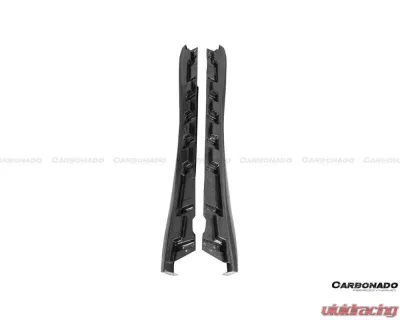 Carbonado Carbon Fiber Side Skirts for Nissan GTR R35 2017-2022, Part No. MTCF8354OE-SS - MTCF8354OE-SS