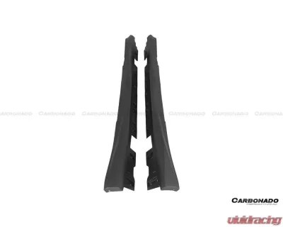 Carbonado Carbon Fiber Side Skirts for Nissan GTR R35 2017-2022, Part No. MTCF8354OE-SS - MTCF8354OE-SS