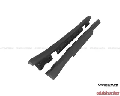 Carbonado Carbon Fiber Side Skirts for Nissan GTR R35 2017-2022, Part No. MTCF8354OE-SS - MTCF8354OE-SS