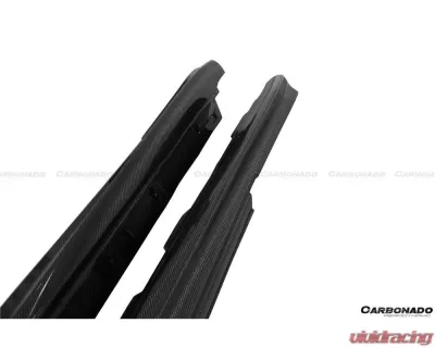 Carbonado Carbon Fiber Side Skirts for Nissan GTR R35 2017-2022, Part No. MTCF8354OE-SS - MTCF8354OE-SS