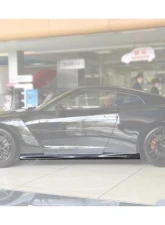 Carbonado Carbon Fiber Side Skirts for Nissan GTR R35 2017-2022, Part No. MTCF8354OE-SS                                     - MTCF8354OE-SS - Image 10