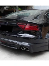 Carbonado Full Body Kit for Audi A7 2012-2014, FRP/PCF/FGPCF, Includes Lip & Skirts                                     - FGPCF8365WD-FL-FLK - Image 13