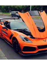 Carbonado PCF ZR1-Style Front Conversion Body Kit Chevrolet Corvette 2013-2019                                     - PCF8993ZR1-FB FULL KIT - Image 13