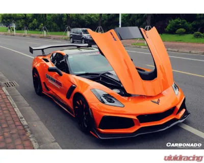 Carbonado PCF ZR1-Style Front Conversion Body Kit Chevrolet Corvette 2013-2019 - PCF8993ZR1-FB FULL KIT