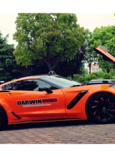 Carbonado PCF ZR1-Style Front Conversion Body Kit Chevrolet Corvette 2013-2019                                     - PCF8993ZR1-FB FULL KIT - Image 14