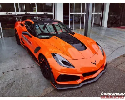Carbonado PCF ZR1-Style Front Conversion Body Kit Chevrolet Corvette 2013-2019 - PCF8993ZR1-FB FULL KIT