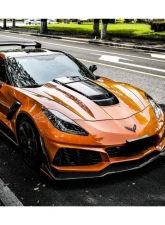 Carbonado PCF ZR1-Style Front Conversion Body Kit Chevrolet Corvette 2013-2019                                     - PCF8993ZR1-FB FULL KIT - Image 17