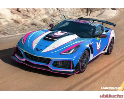 Carbonado PCF ZR1-Style Front Conversion Body Kit Chevrolet Corvette 2013-2019 - PCF8993ZR1-FB FULL KIT