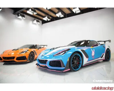 Carbonado PCF ZR1-Style Front Conversion Body Kit Chevrolet Corvette 2013-2019 - PCF8993ZR1-FB FULL KIT