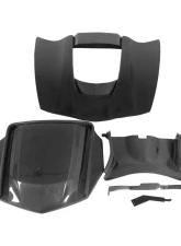 Carbonado FGPCF ZR1 Style Front Conversion Body Kit Chevrolet Corvette 2013-2019                                     - FGPCF8994ZR1-FB-SET - Image 2