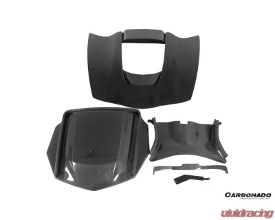 Carbonado FGPCF ZR1 Style Front Conversion Body Kit Chevrolet Corvette 2013-2019 - FGPCF8994ZR1-FB-SET