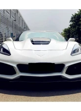 Carbonado FGPCF ZR1 Style Front Conversion Body Kit Chevrolet Corvette 2013-2019                                     - FGPCF8994ZR1-FB-SET - Image 16