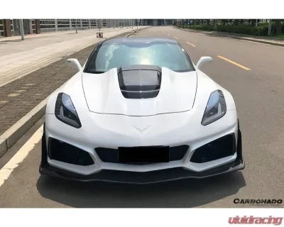 Carbonado FGPCF ZR1 Style Front Conversion Body Kit Chevrolet Corvette 2013-2019 - FGPCF8994ZR1-FB-SET