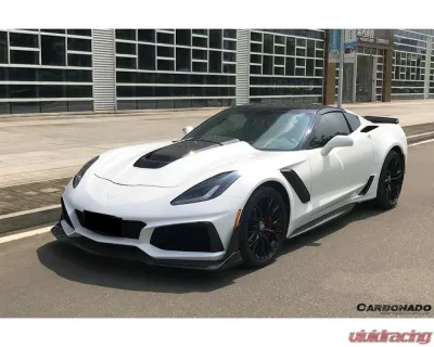 Carbonado FGPCF ZR1 Style Front Conversion Body Kit Chevrolet Corvette 2013-2019 - FGPCF8994ZR1-FB-SET