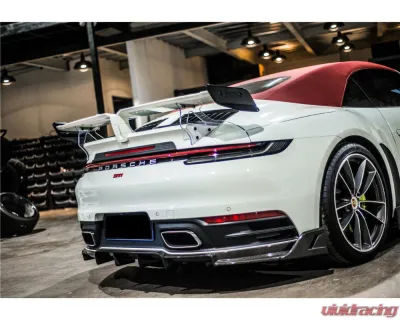 Carbonado Carbonado FGPCF TA Style Trunk Spoiler Wing for Porsche 911/992 Targa Cabriolet 2019-2023 - FGPCF9328TA-W