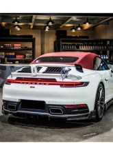 Carbonado Carbonado FGPCF TA Style Trunk Spoiler Wing for Porsche 911/992 Targa Cabriolet 2019-2023                                     - FGPCF9328TA-W - Image 15