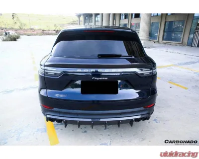 Carbonado PCF OD Style Rear Lip Porsche Cayenne 2018-2023 - PCFCayenne959OD-RL