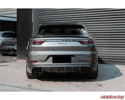 Carbonado PCF OD Style Rear Lip Porsche Cayenne 2018-2023 - PCFCayenne959OD-RL