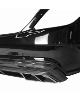 Carbonado FGPCF MSY Style Rear Bumper w/ Tips Mercedes-Benz S63 AMG 2017-2020                                     - FGPCFOD-W222MSY-RB - Image 4