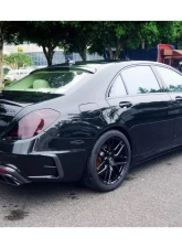 Carbonado FGPCF MSY Style Rear Bumper w/ Tips Mercedes-Benz S63 AMG 2017-2020                                     - FGPCFOD-W222MSY-RB - Image 6