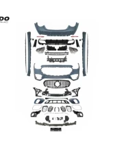 Mercedes-Benz S-Class W223 AMG Style Full Body Kit 2021-2024, Carbonado DRYCF Material                                     - PP223-BF-AMG-FBK - Image 2