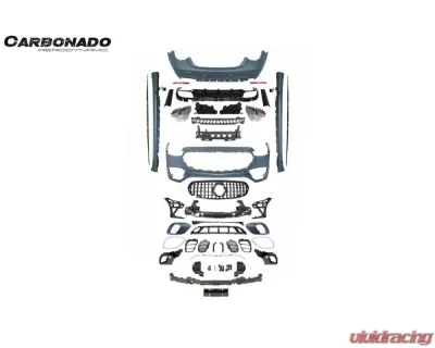 Mercedes-Benz S-Class W223 AMG Style Full Body Kit 2021-2024, Carbonado DRYCF Material - PP223-BF-AMG-FBK
