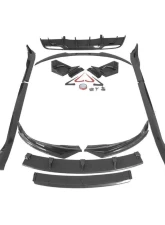 Carbonado Carbon Fiber Look Fast Style Body Kit for Tesla Model 3 2023-2025                                     - PPCF-BF-TESLA3-FT-SET - Image 20