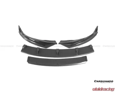 Carbonado Carbon Fiber Look Fast Style Body Kit for Tesla Model 3 2023-2025 - PPCF-BF-TESLA3-FT-SET